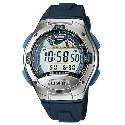 Reloj Casio W753-2AV de cuarzo de resina azul con esfera digital para hombre USADO