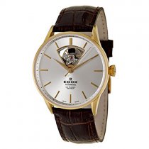 Edox 'Les Vauberts Automatic' Reloj mecánico de acero inoxidable en tono dorado amarillo para hombre USADO